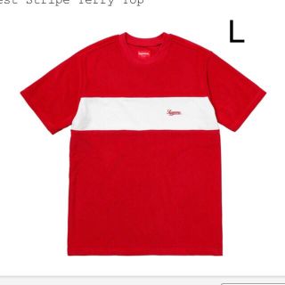 シュプリーム(Supreme)の【L】Chest Stripe Terry Top Supreme(Tシャツ/カットソー(半袖/袖なし))