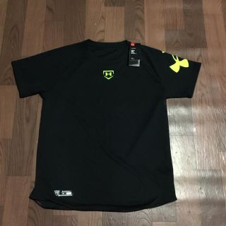 アンダーアーマー(UNDER ARMOUR)の残少 アンダーアーマー LG ブラック Tシャツ ベースボールシャツ 野球(ウェア)