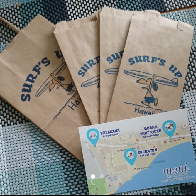 SNOOPY(スヌーピー)の日焼けスヌーピー ペーパーバック レディースのバッグ(ショップ袋)の商品写真