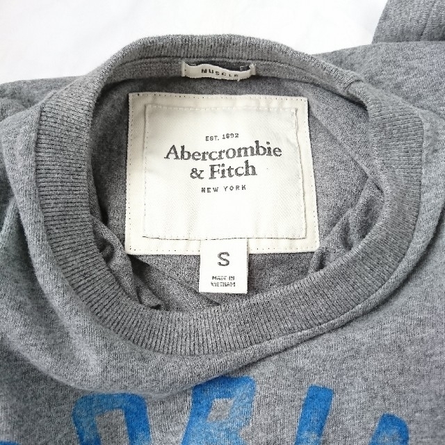 Abercrombie&Fitch(アバクロンビーアンドフィッチ)のアバクロンビー&フィッチ Tシャツ(グレー) メンズのトップス(Tシャツ/カットソー(半袖/袖なし))の商品写真