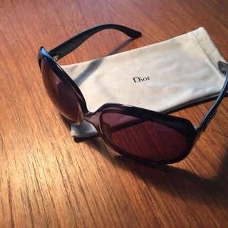 クリスチャンディオール(Christian Dior)のディオール 美品 サングラス ブラック(サングラス/メガネ)