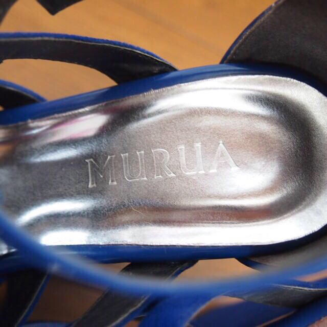 MURUA(ムルーア)のMURUA パンプス ブルー レディースの靴/シューズ(ハイヒール/パンプス)の商品写真