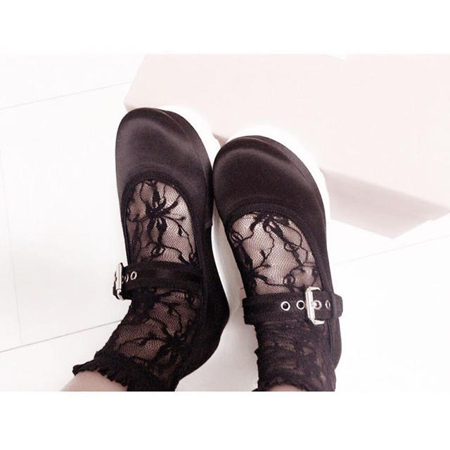 miumiu(ミュウミュウ)のmiumiu♥ラバーソールバレエシューズ レディースの靴/シューズ(バレエシューズ)の商品写真