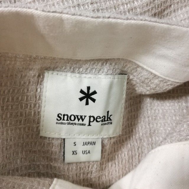 新品未使用snow peakの半袖トップス