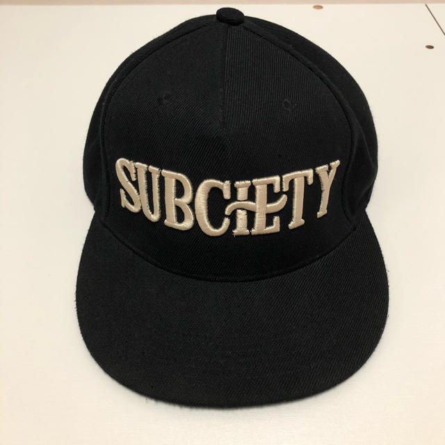 Subciety(サブサエティ)のSubciety 黒キャップ cap black メンズの帽子(キャップ)の商品写真