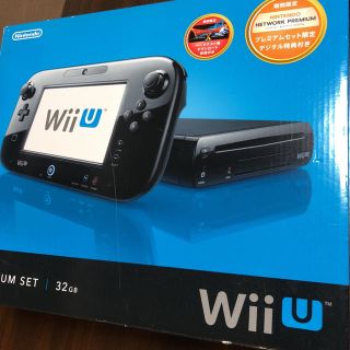 ウィーユー(Wii U)のWiiU 本体 プレミアムセット ブラック(家庭用ゲーム機本体)