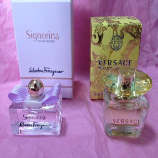 ヴェルサーチ(VERSACE)のヴェルサーチ&フェラガモ香水セット(香水(女性用))