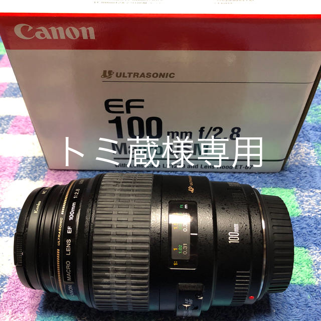 Canon(キヤノン)のキヤノン EF100㎜ f/2.8 Macro USM  スマホ/家電/カメラのカメラ(レンズ(単焦点))の商品写真