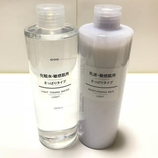 ムジルシリョウヒン(MUJI (無印良品))の無印 敏感肌用 さっぱり 化粧水 乳液 400ml(化粧水/ローション)