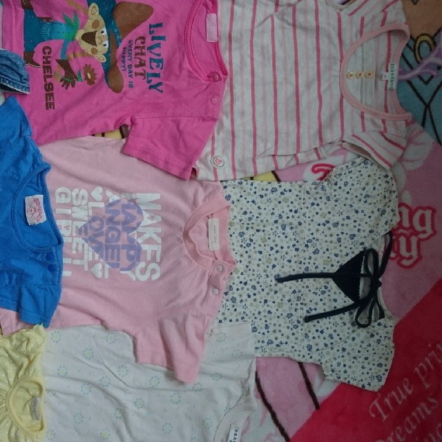 女の子・まとめ売り！Tシャツ・ワンピ・90,95・11点 キッズ/ベビー/マタニティのキッズ服女の子用(90cm~)(Tシャツ/カットソー)の商品写真