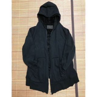 アンダーカバー(UNDERCOVER)の【値下】UNDERCOVER ボアロングパーカー ブラック M 美品(パーカー)