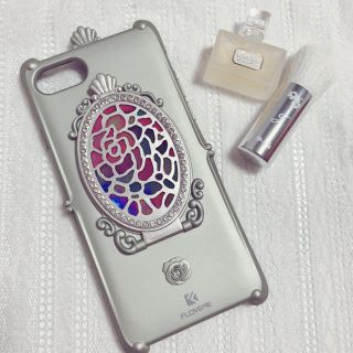 アナスイ(ANNA SUI)のANNA SUI風 ステンドグラス ミラー付iPhoneケース(iPhoneケース)