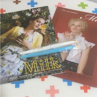 ミルク(MILK)の【MILK】カタログ&ボールペン(ノベルティグッズ)