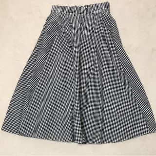 ユニクロ(UNIQLO)のユニクロギンガムチェックスカート(ひざ丈スカート)