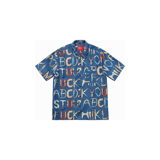 Supreme - [size:S] supreme alphabet silk shirtの通販 by いち's ...
