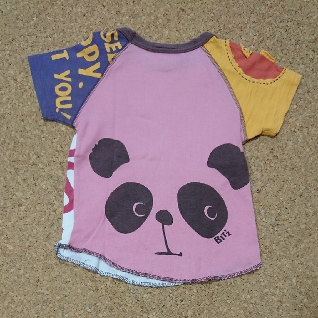 Bit'z(ビッツ)のビッツ サイズ100 半袖Tシャツ きのこ パンダ キッズ/ベビー/マタニティのキッズ服女の子用(90cm~)(Tシャツ/カットソー)の商品写真