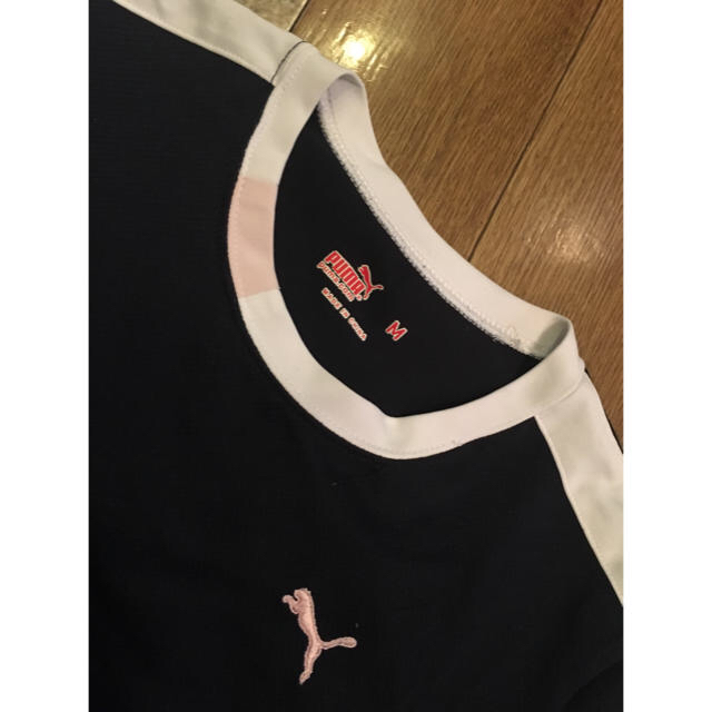 PUMA(プーマ)のプーマ PUMA  刺繍  M 速乾シャツ スポーツ/アウトドアのトレーニング/エクササイズ(トレーニング用品)の商品写真