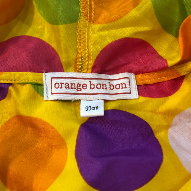 Orange bonbon(オレンジボンボン)のレインコート  カッパ 90cm キッズ/ベビー/マタニティのこども用ファッション小物(レインコート)の商品写真