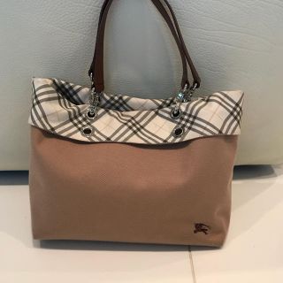 バーバリーブルーレーベル(BURBERRY BLUE LABEL)のバーバリー ブルーレーベル トートバッグ 中古 美品 Burberry(トートバッグ)