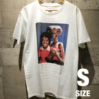 即購入OK Tシャツ 男女兼用 マイケルジャクソン ET ホワイト S(Tシャツ/カットソー(半袖/袖なし))