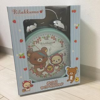 リラックマ★置き時計★新品未使用未開封(置時計)