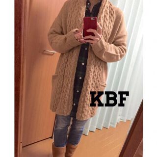 ケービーエフ(KBF)の値下げ☆【未使用】KBFニットカーデ(カーディガン)