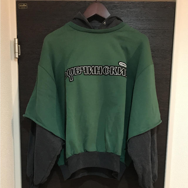 COMME des GARCONS(コムデギャルソン)の美品 激レア gosha rubchinskiy 18ss 完売モデル グリーン メンズのトップス(パーカー)の商品写真