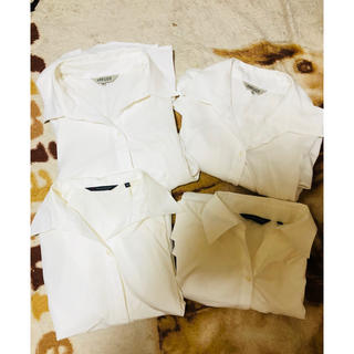 シマムラ(しまむら)の白シャツ4枚セット (半袖)(シャツ/ブラウス(半袖/袖なし))