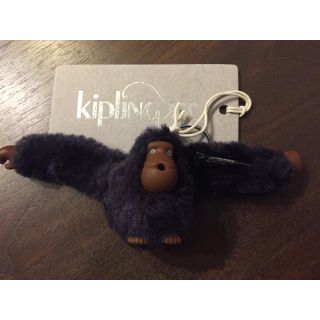 キプリング(kipling)のキプリング モンキーチャーム キーホルダー 濃茶 未使用(バッグチャーム)