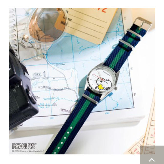 宝島社(タカラジマシャ)のSpring7月号付録 HAPPYスヌーピー腕時計 レディースのファッション小物(腕時計)の商品写真