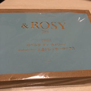 タカラジマシャ(宝島社)の＆ROSY 7月号付録 上品ドレッサーボックス(その他)