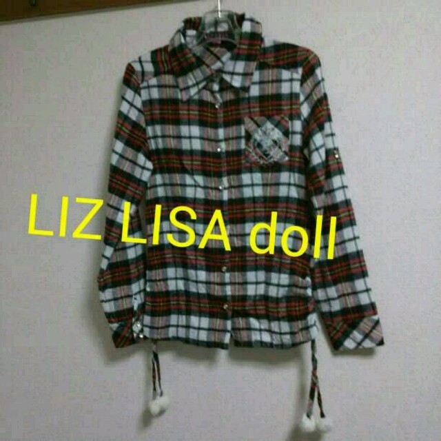 LIZ LISA doll(リズリサドール)のリズリサドール チェックシャツ レディースのトップス(シャツ/ブラウス(長袖/七分))の商品写真