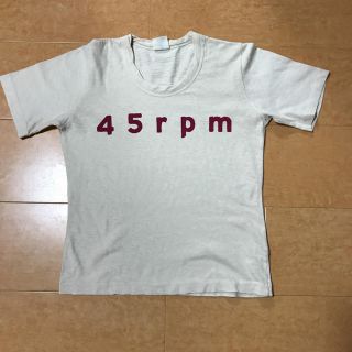 フォーティーファイブアールピーエム(45rpm)の45rpmTシャツ(Tシャツ(半袖/袖なし))