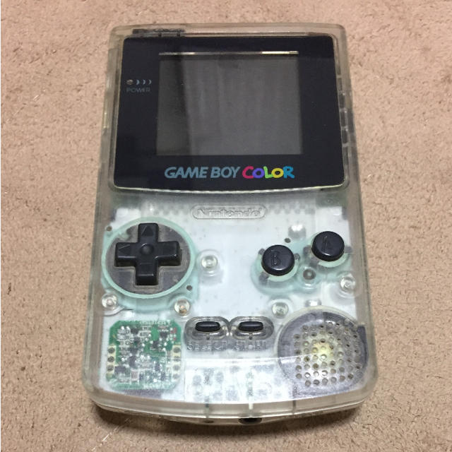 ゲームボーイ - ゲームボーイカラー クリア 本体 動作確認済みの通販