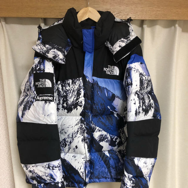 supreme northface 雪山