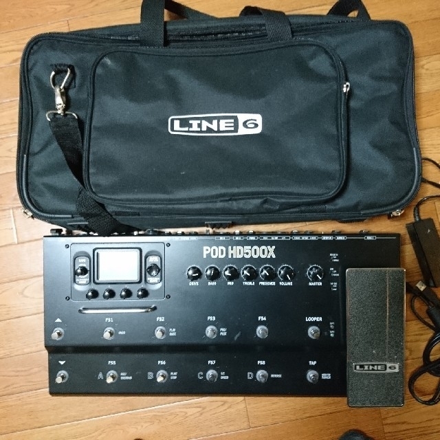 LINE6 POD HD 500X 専用ケース付き ギター ギター voesky.com.br