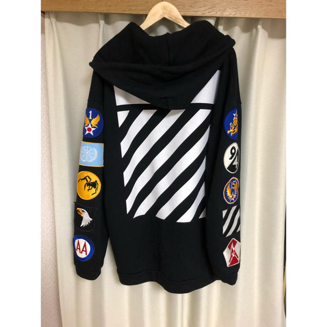 OFF-WHITE - off-white ワッペンパーカー の通販 by gurenton's shop 