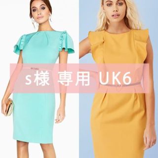 リプシー(Lipsy)のs様専用出品★UK6 2点★まとめ買い割引(ひざ丈ワンピース)