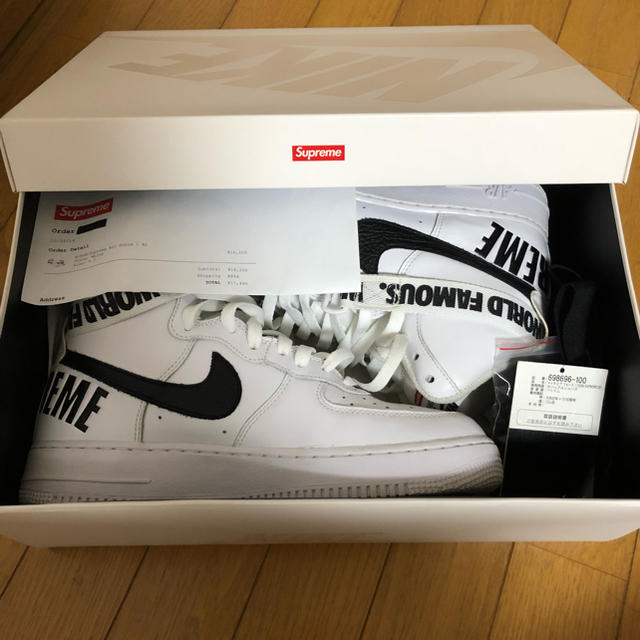 supreme airforce1 取り置き