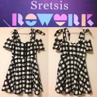 スレトシス(Sretsis)の【Sretsis】♡チェック柄ワンピース+.＊(ミニワンピース)