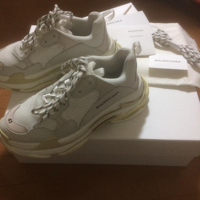 balenciaga triple s トリプルs バレンシアガ ブラン 41