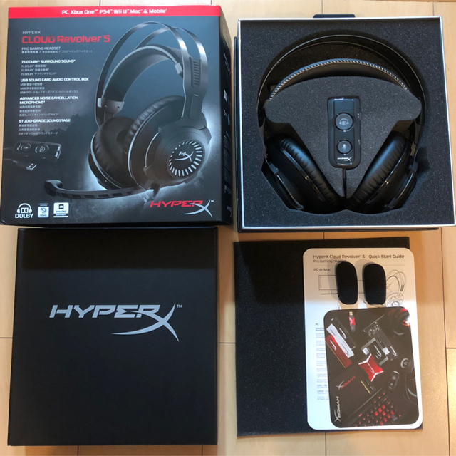 最初の HyperX Cloud Revolver S えび様用 ヘッドフォン/イヤフォン 最初の HyperX Cloud Revolver S えび様用 ヘッドフォン/イヤフォン