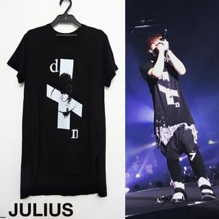 ユリウス(JULIUS)のJULIUS ショートスリーブカットソー 1 黒 2017 IKE TERU着(Tシャツ/カットソー(半袖/袖なし))