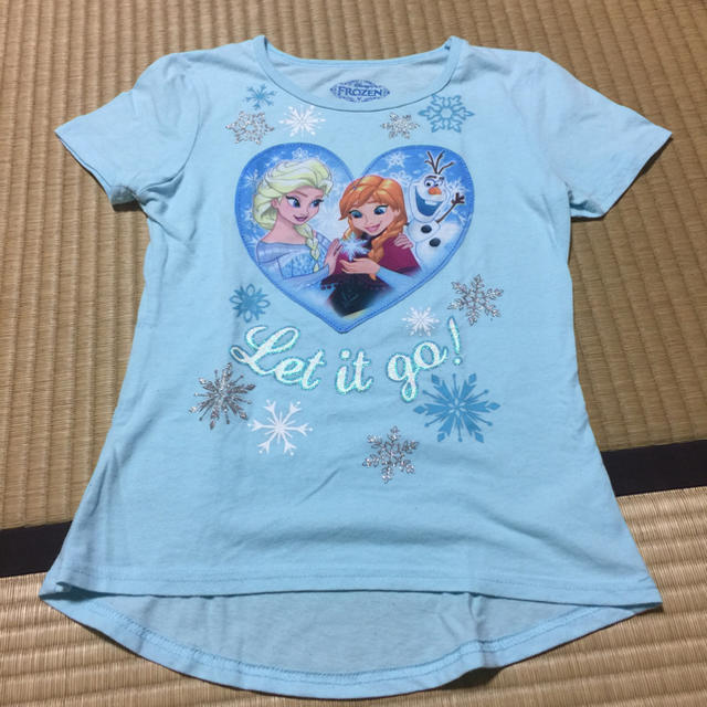 コストコ(コストコ)のコストコ アナ雪 Ｔシャツ 6X (130) キッズ/ベビー/マタニティのキッズ服女の子用(90cm~)(Tシャツ/カットソー)の商品写真