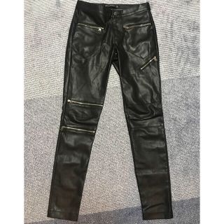 サンローラン(Saint Laurent)のzara フェイクレザー スキニー パンツ(デニム/ジーンズ)