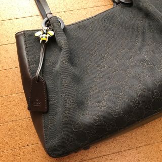 グッチ(Gucci)のグッチ バッグ　ダークブラウン(トートバッグ)