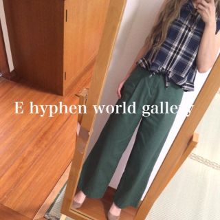 イーハイフンワールドギャラリー(E hyphen world gallery)のE hyphen world gallery✨チェック柄ブラウス(シャツ/ブラウス(半袖/袖なし))