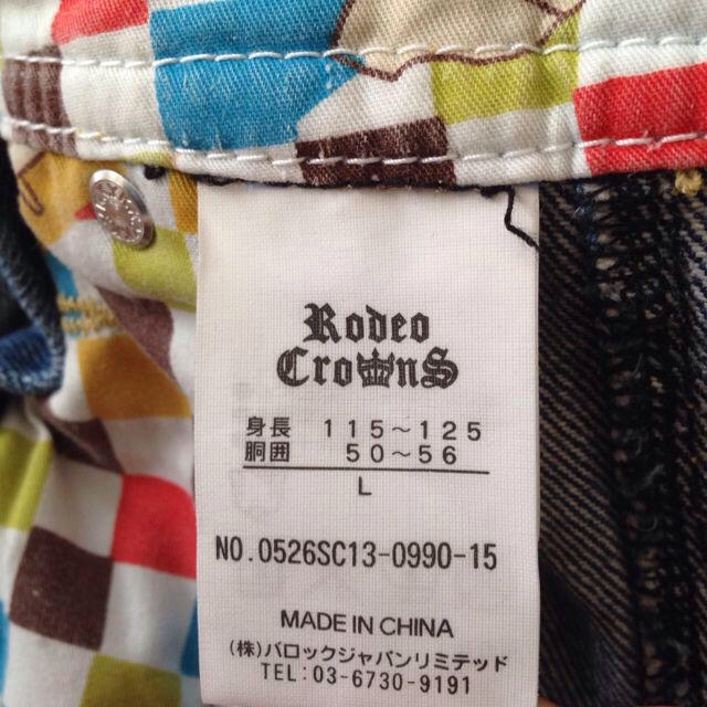 RODEO CROWNS WIDE BOWL(ロデオクラウンズワイドボウル)の美品RODEOKIDSデニムジャンスカ レディースのスカート(ミニスカート)の商品写真