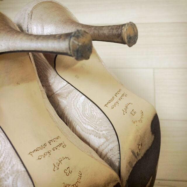Odette e Odile(オデットエオディール)のオデットのピンクベージュのパンプス♡ レディースの靴/シューズ(ハイヒール/パンプス)の商品写真