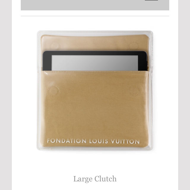 LOUIS VUITTON(ルイヴィトン)のjspさま専用☆Fondation Louis Vuitton クラッチバッグ レディースのバッグ(クラッチバッグ)の商品写真